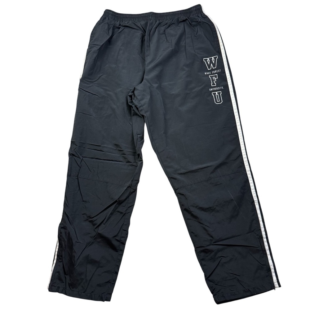Wake Forest University Demon Deacons Men’s Black Zip Calf Sweatpants size XL